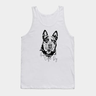 Australian Cattle Dog lover dog portrait Tank Top